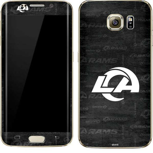 NFL Los Angeles Rams Black & White Galaxy S7 Edge Skin